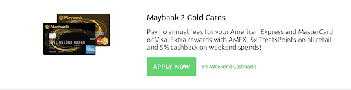 Maybank Cashback Credit Cards