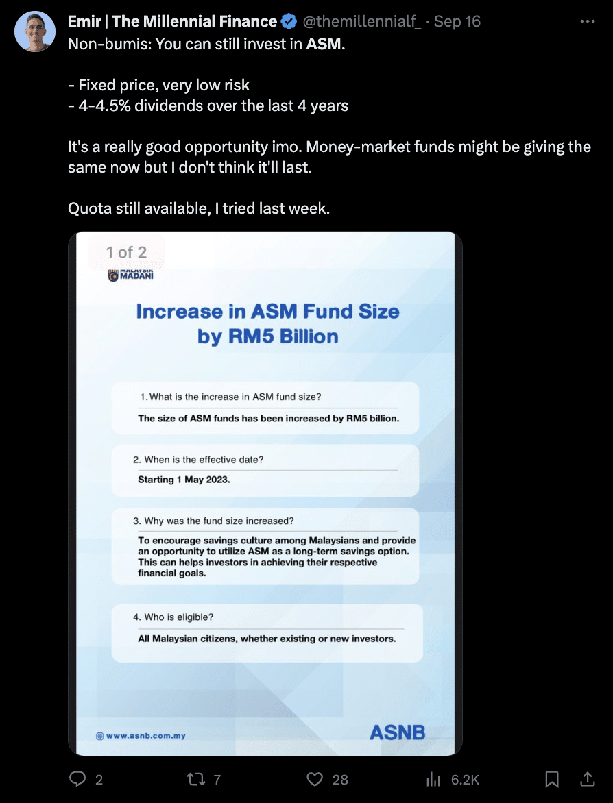 ASM fund size increase
